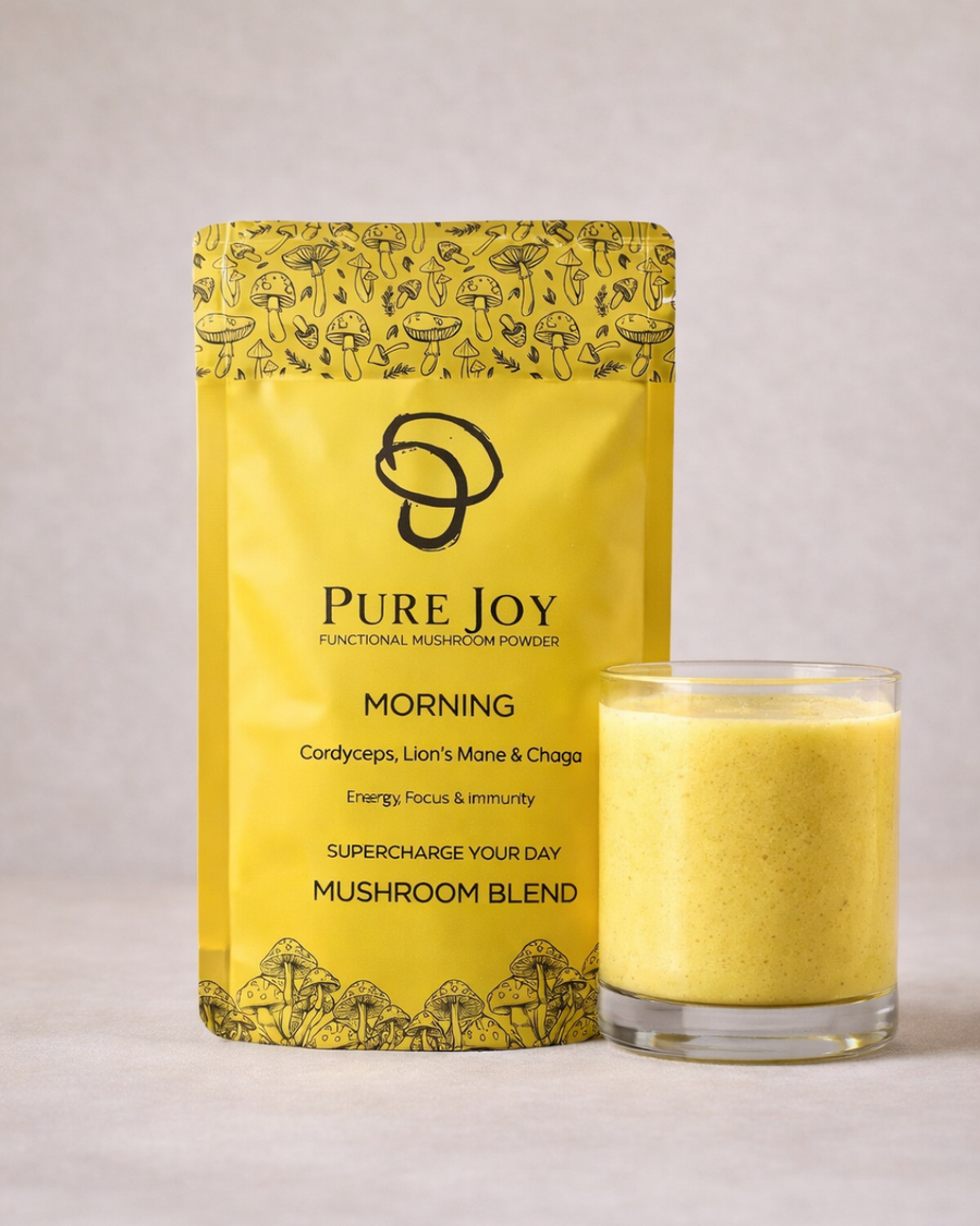 Morning Blend | Cordyceps, Lion’s Mane & Chaga Extracts | PURE JOY
